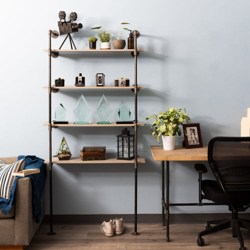 4 -Tier Floor Mounted Shelf By PIPE DECOR